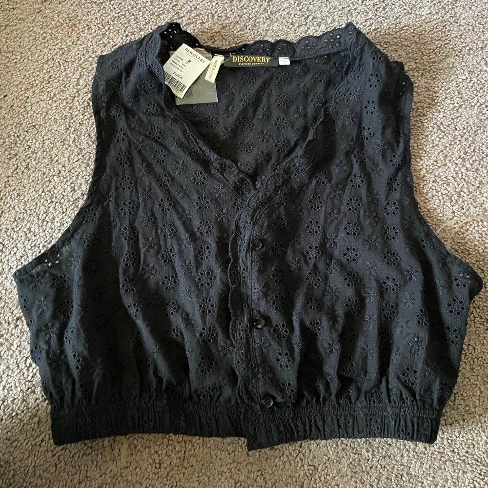 Flower crop top